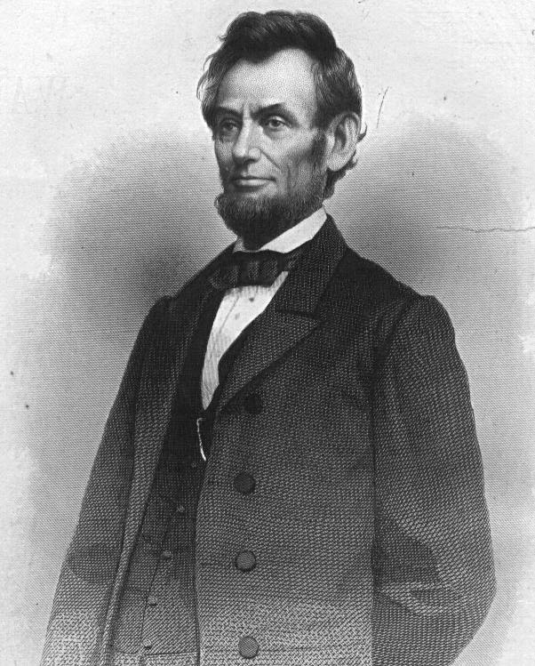 Abraham Lincoln — 16th President of the United States, eulogized as a second Moses after his assassination