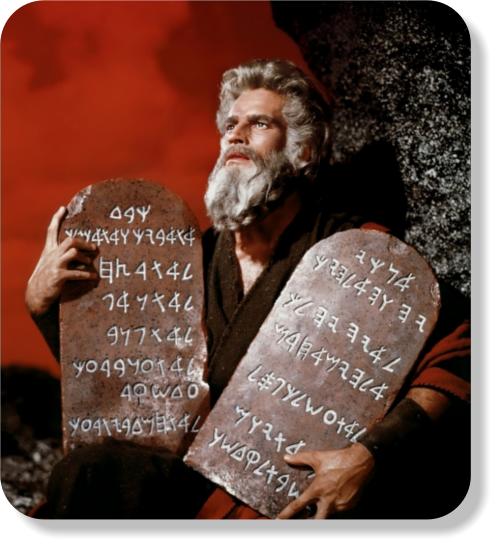 Charlton Heston as Moses — The Ten Commandments 1956