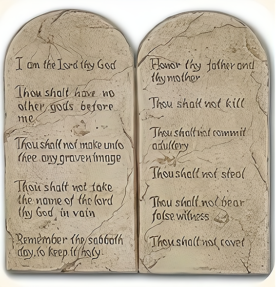 Ten Commandments tablets