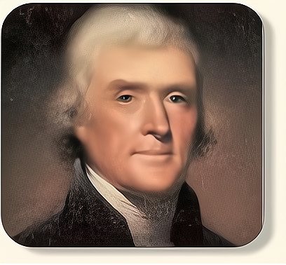 Thomas Jefferson — portrait painting by Rembrandt Peale